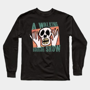 A walking Horror Show Green Long Sleeve T-Shirt